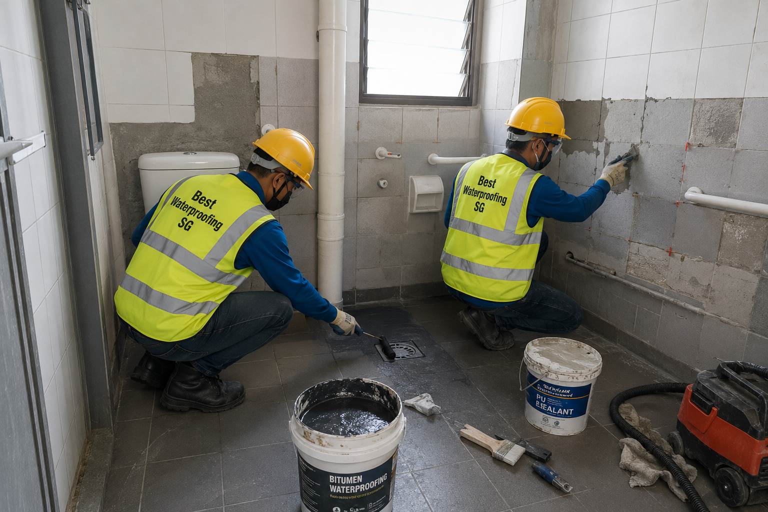 Bathroom & Toilet Waterproofing Singapore - Best Waterproofing SG